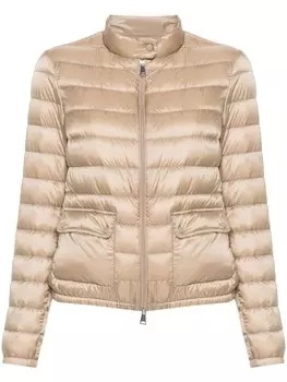 Moncler пуховик Lans, нейтральный цвет