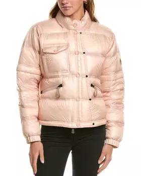 Moncler Пуховое пальто, розовый