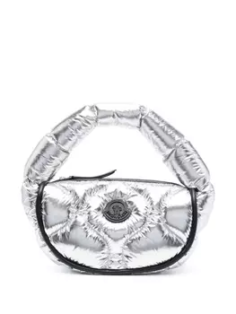 Moncler стеганая сумка-тоут Delilah, серебристый