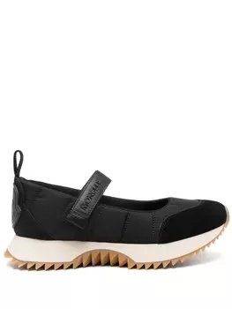Moncler стеганые кроссовки Pacey Ballet, черный