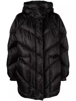 Moncler стеганый пуховик, черный