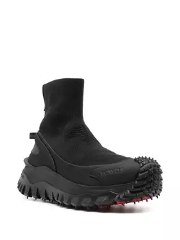 Moncler высокие кроссовки Trailgrip Knit, черный