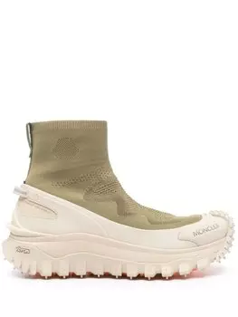 Moncler высокие кроссовки Trailgrip, зеленый