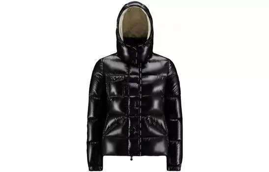 Moncler Женский пуховик, черный