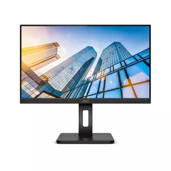 Монитор AOC Q27P2C, 27", QHD, IPS, 75 Гц, чёрный