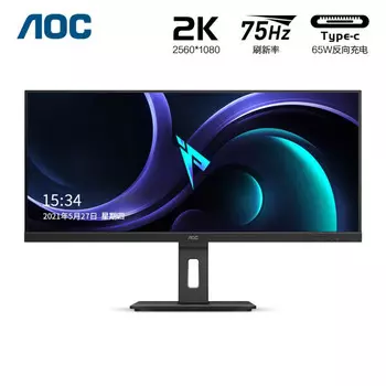 Монитор AOC Q34P2C 34" IPS WFHD 21:9