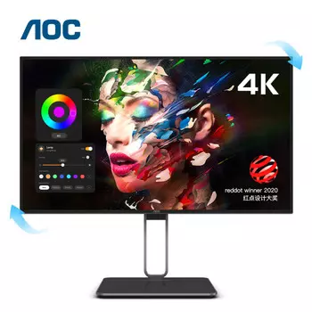 Монитор AOC U27U2 27" IPS 4K с интерфейсом type-c