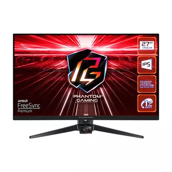 Монитор ASRock Phantom Gaming PG27FF1A, 27", 1920х1080, 165 Гц, IPS, черный