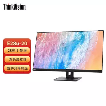 Монитор Lenovo ThinkVision E28U-20 28" 4K
