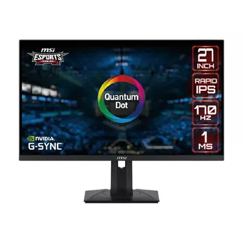 Монитор MSI G274QPF-QD, 27", QHD 2560x1440, 170 Гц, Rapid IPS, черный