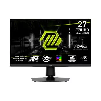 Монитор MSI MAG 272URDF E16, 27", 3840x2160, 320 Гц, Rapid IPS, чёрный