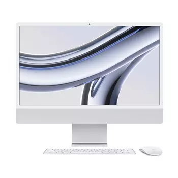 Моноблок Apple iMac 24'' М3 (2023), 8 CPU/8 GPU, 16ГБ/1 ТБ, Gigabit Ethernet, Silver, английская клавиатура
