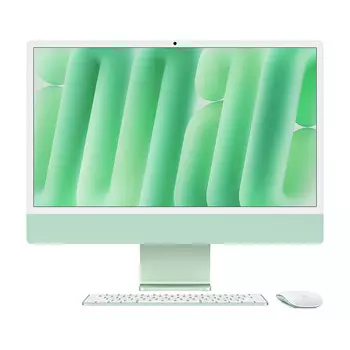 Моноблок Apple iMac 24'' М4 (2024), 10 CPU/10 GPU, 24 ГБ/256 ГБ, Nano-texture glass, Green, английская клавиатура