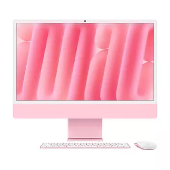 Моноблок Apple iMac 24'' М4 (2024), 10 CPU/10 GPU, 32 ГБ/1 ТБ, Nano-texture glass, Pink, английская клавиатура