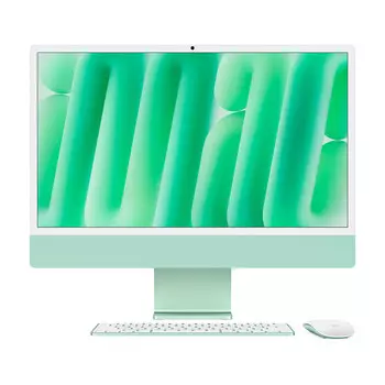 Моноблок Apple iMac 24" М4 (2024), 8 CPU/8 GPU, 16ГБ/512 ГБ, Gigabit Ethernet, Green, английская клавиатура