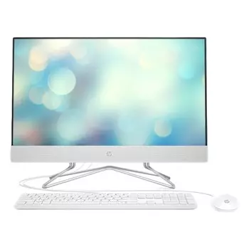 Моноблок HP Bundle AIO 24-DF1059NY, 23.8 Сенсорный, 4Гб/1Тб, i5-1135G7, белый, английская клавиатура