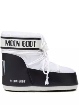 Moon Boot дутые ботинки Classic Low 2, белый