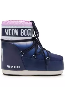 Moon Boot дутые ботинки Icon, синий