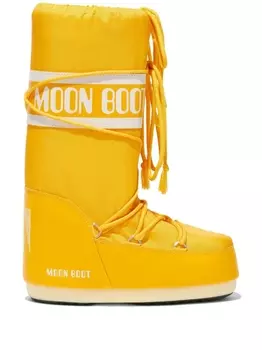 Moon Boot дутые сапоги Icon, желтый