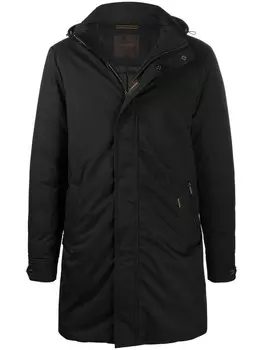 Moorer парка с капюшоном, черный