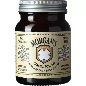 Morgans Pomade Классическая помада с миндальным маслом и маслом ши 100мл Morgan's