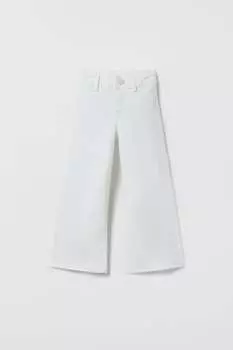 Морские джинсы ZARA, белый