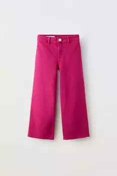 Морские джинсы ZARA, розовый