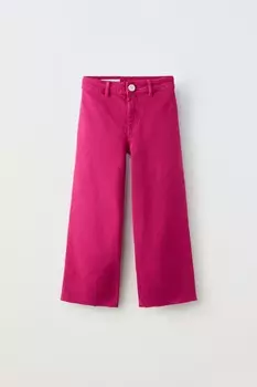 Морские джинсы ZARA, розовый