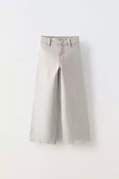 Морские джинсы ZARA, серый