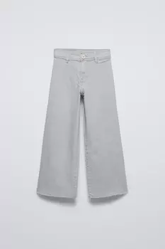 Морские джинсы ZARA, серый