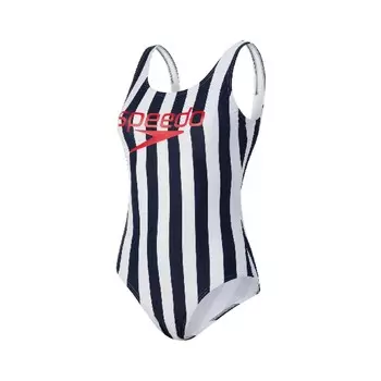 Морской купальник с мороженым на спинекупальник Speedo, белый