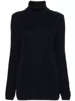 Moschino джемпер с высоким воротником, синий
