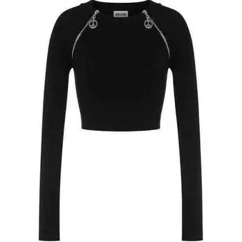 MOSCHINO Джемпер женский черный