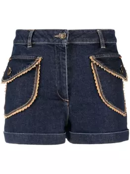 Moschino джинсовые шорты Passementer, синий