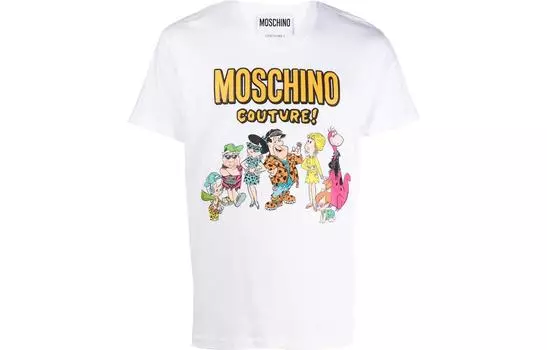 MOSCHINO Футболка унисекс белые