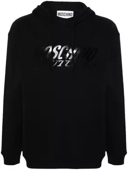 Moschino худи с логотипом, черный