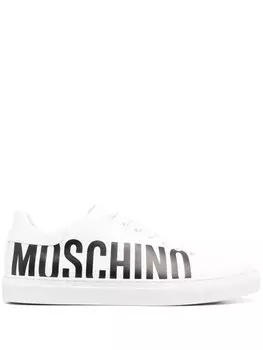 Moschino кеды с логотипом, белый