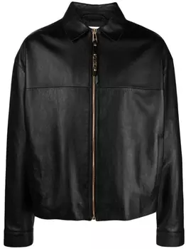 Moschino куртка на молнии, черный