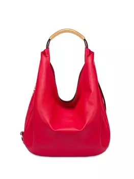 Moschino объемная сумка на плечо, красный