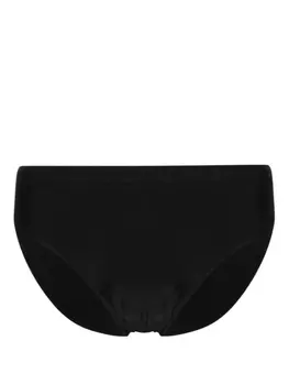 Moschino плавки с логотипом, черный