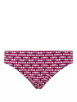 Moschino плавки с узором, красный