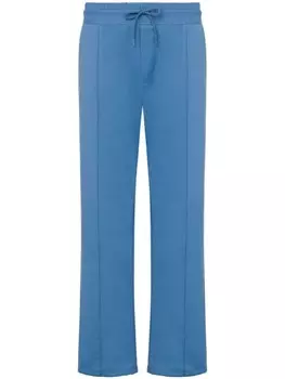 Moschino прямые брюки с кулиской, синий
