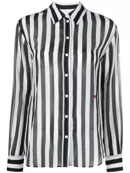 Moschino рубашка в полоску, черный