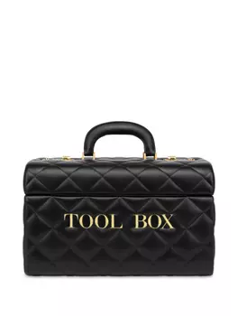 Moschino стеганая косметичка, черный