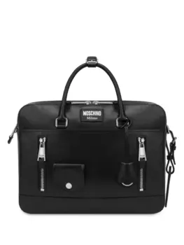 Moschino сумка-тоут Biker, черный