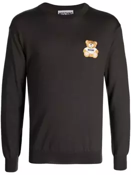 Moschino топ Teddy Bear из вирджинской шерсти, серый