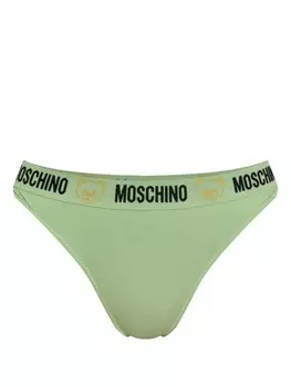 Moschino трусики-стринги Teddy Bear, зеленый