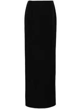 Moschino юбка фай макси, черный