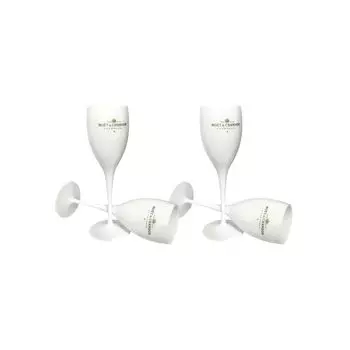 Mot & Chandon 4x бокалы для шампанского, набор бокалов для шампанского ICE Imperial белый Moet & Chandon