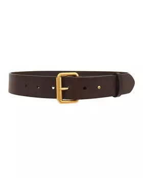 Мотоциклетный ремень Saint Laurent, цвет Brown Oak